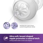 Philips Avent Feeder Natural Response Baby Bottle 3m+ 330ml x2 Plastic Bottle - Image 3