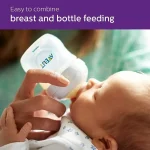 Philips Avent Natural White Feeding Bottle 2 pc Set (0m+) -125 ml - Image 4