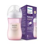 Philips Avent Natural Response Pink Color Baby Feeding Bottle 1m+, 260ml