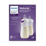 Philips Avent Feeder Natural Response Baby Bottle 3m+ 330ml x2 Plastic Bottle