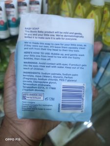Boots gentle And mild baby soap - 4x100g - Image 3