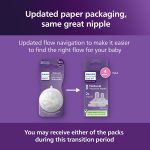 Philips Avent Natural Response Fast Silicone Nipples (2 Teats) - Image 3
