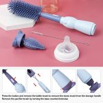 Premium 3-in-1 Baby Silicone Bottle Brush - Image 5