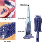 Premium 3-in-1 Baby Silicone Bottle Brush - Image 3