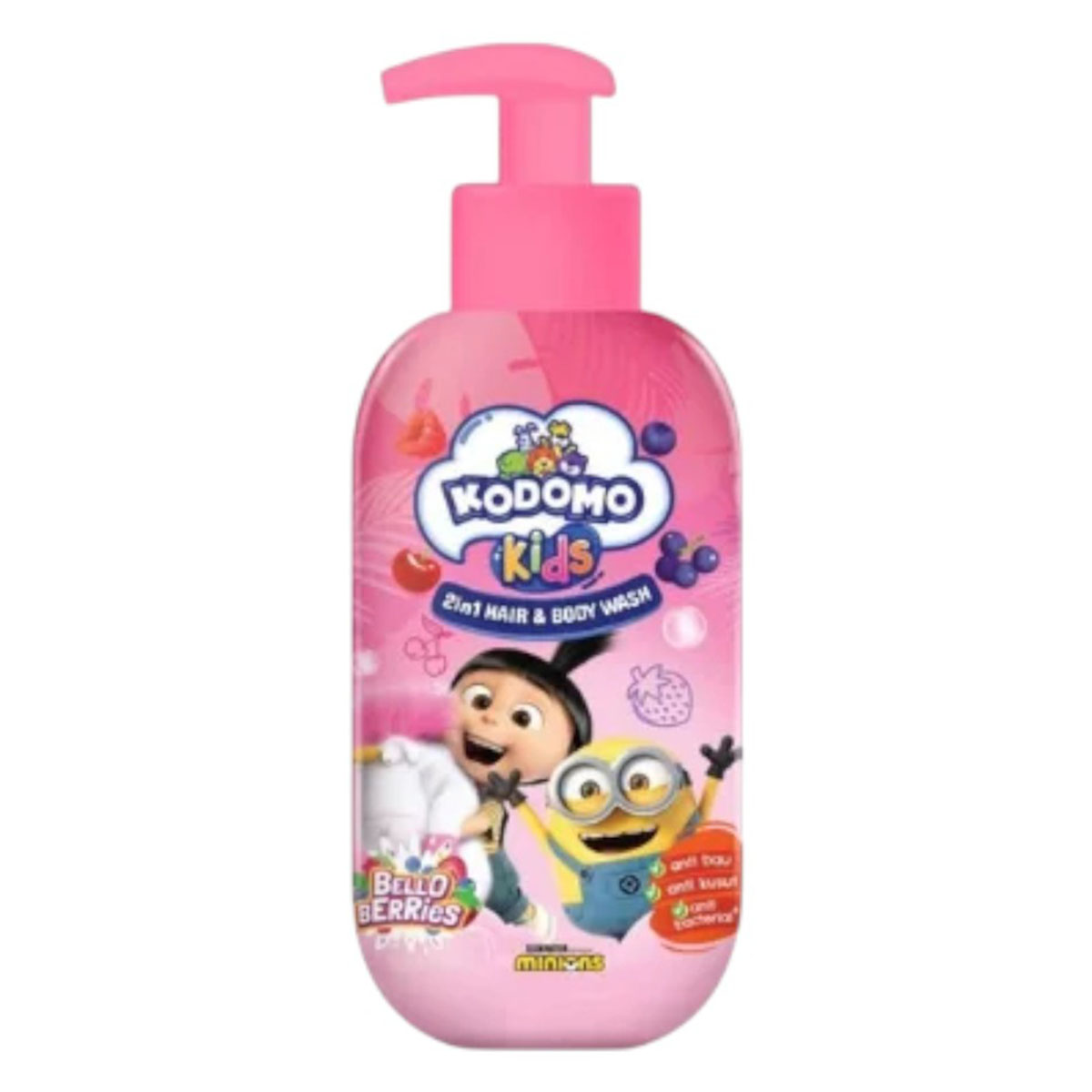 42727-6a7872acb78ca Kodomo Kids 2in1 Hair & Body Minions Bello Berries - Image 1